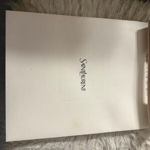 Saint Laurent Cream Tote Bag